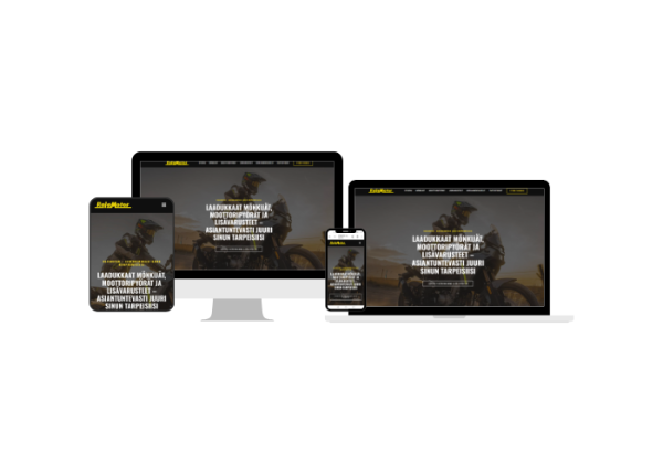 Rajamotor Ky - Nettisivut